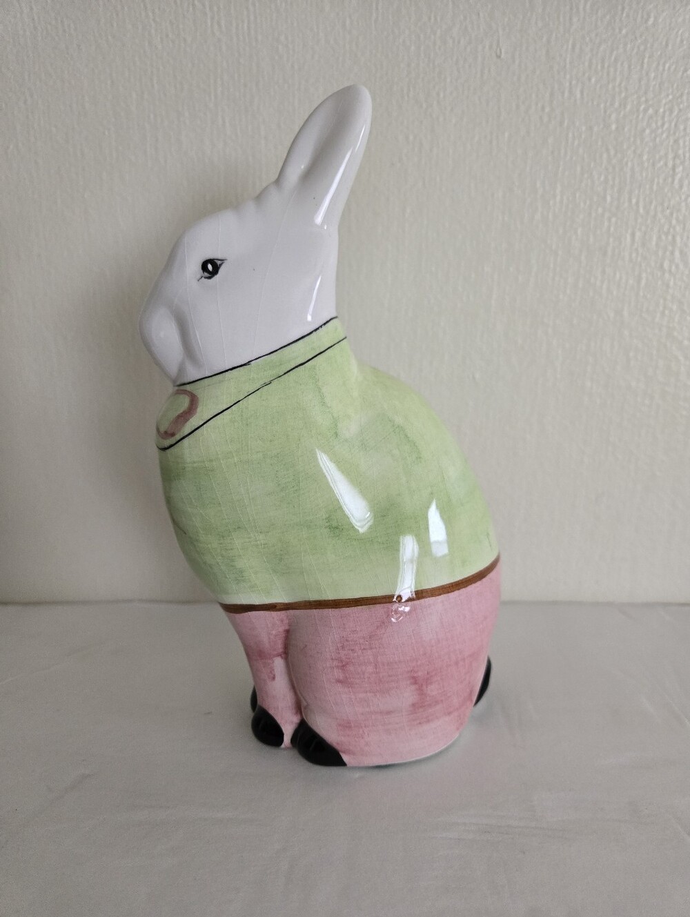 Hand Painted In Italy Bunny